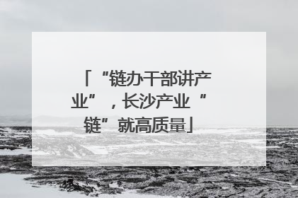 “链办干部讲产业”，长沙产业“链”就高质量