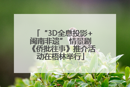 “3D全息投影+闽南非遗” 情景剧《侨批往事》推介活动在梧林举行