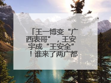 王一博变“广西表哥”，王安宇成“王安全”！谁来了两广都得“腌入味”