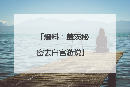 爆料：盖茨秘密去白宫游说