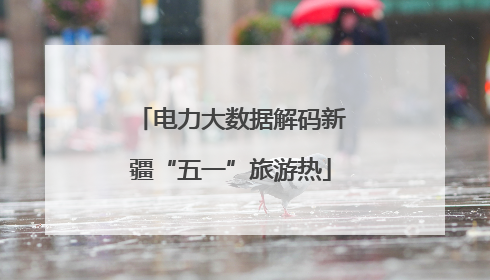 电力大数据解码新疆“五一”旅游热