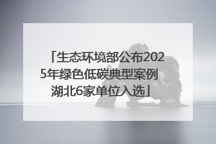 生态环境部公布2025年绿色低碳典型案例 湖北6家单位入选