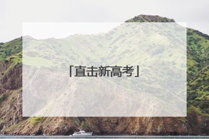 直击新高考