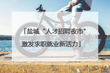 盐城“人才招聘夜市”激发求职就业新活力