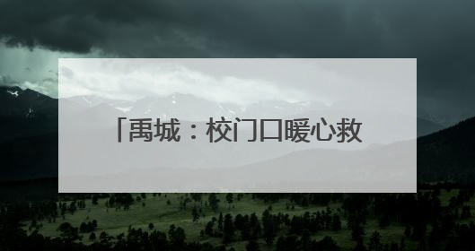 禹城：校门口暖心救助 见义勇为显担当