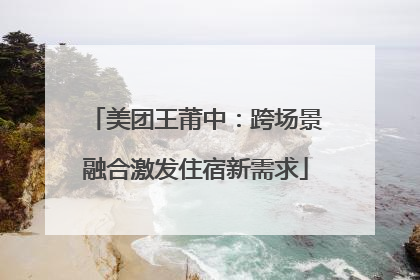 美团王莆中：跨场景融合激发住宿新需求