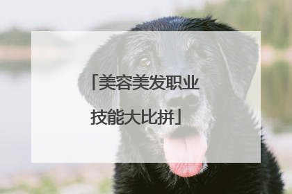 美容美发职业技能大比拼
