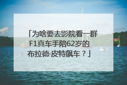 为啥要去影院看一群F1真车手陪62岁的布拉德·皮特飙车？