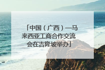 中国（广西）—马来西亚工商合作交流会在吉隆坡举办