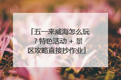 五一来威海怎么玩？特色活动 + 景区攻略直接抄作业