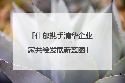 什邡携手清华企业家共绘发展新蓝图