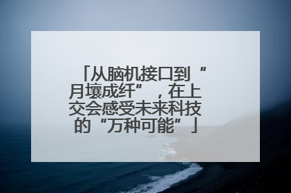 从脑机接口到“月壤成纤”，在上交会感受未来科技的“万种可能”