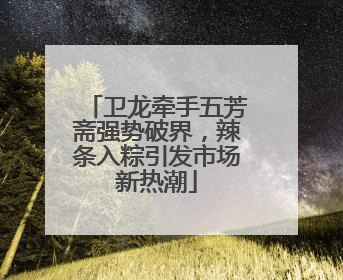 卫龙牵手五芳斋强势破界，辣条入粽引发市场新热潮