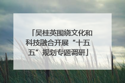 吴桂英围绕文化和科技融合开展“十五五”规划专题调研
