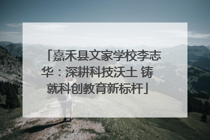 嘉禾县文家学校李志华：深耕科技沃土 铸就科创教育新标杆