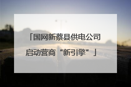 国网新蔡县供电公司启动营商“新引擎”