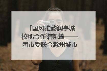 国风雅韵润亭城 校地合作谱新篇——团市委联合滁州城市职业学院助力传统文化“破圈”绽放