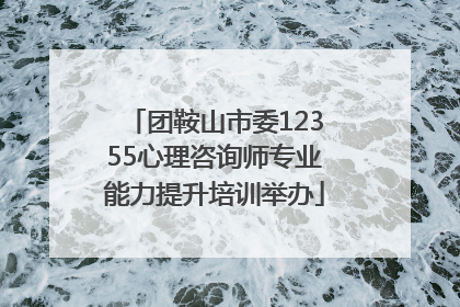 团鞍山市委12355心理咨询师专业能力提升培训举办