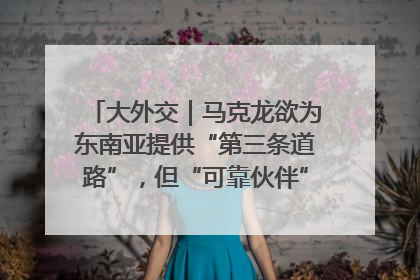大外交｜马克龙欲为东南亚提供“第三条道路”，但“可靠伙伴”人设难掩困局