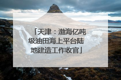 天津：渤海亿吨级油田海上平台陆地建造工作收官