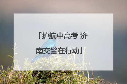 护航中高考 济南交警在行动