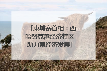 柬埔寨首相：西哈努克港经济特区助力柬经济发展