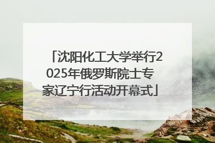 沈阳化工大学举行2025年俄罗斯院士专家辽宁行活动开幕式