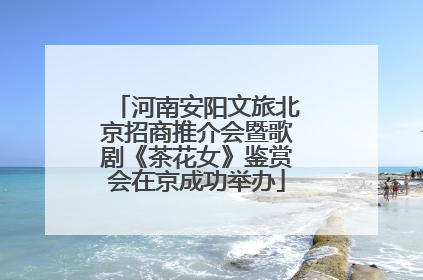 河南安阳文旅北京招商推介会暨歌剧《茶花女》鉴赏会在京成功举办