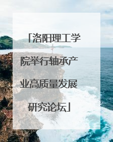 洛阳理工学院举行轴承产业高质量发展研究论坛