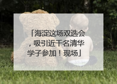 海淀这场双选会，吸引近千名清华学子参加！现场