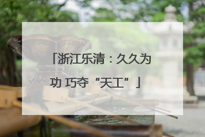 浙江乐清：久久为功 巧夺“天工”