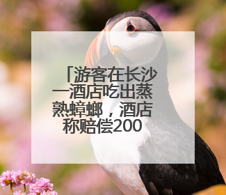 游客在长沙一酒店吃出蒸熟蟑螂，酒店称赔偿200元，当地市监部门介入