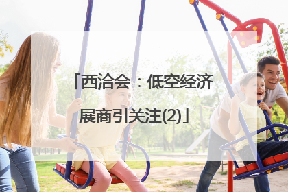 西洽会：低空经济展商引关注(2)