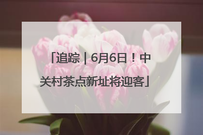追踪｜6月6日！中关村茶点新址将迎客