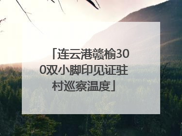 连云港赣榆300双小脚印见证驻村巡察温度