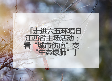 走进六五环境日江西省主场活动：看“城市伤疤”变“生态绿肺”