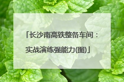 长沙南高铁整备车间：实战演练强能力(图)