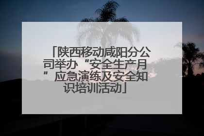 陕西移动咸阳分公司举办“安全生产月”应急演练及安全知识培训活动