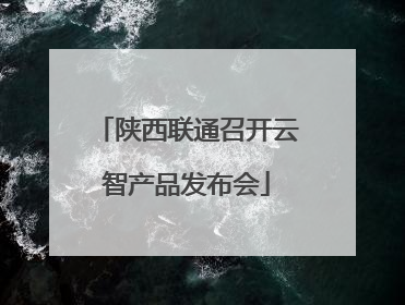 陕西联通召开云智产品发布会