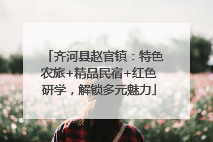 齐河县赵官镇：特色农旅+精品民宿+红色研学，解锁多元魅力