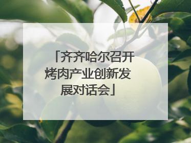 齐齐哈尔召开烤肉产业创新发展对话会
