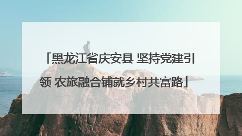黑龙江省庆安县 坚持党建引领 农旅融合铺就乡村共富路