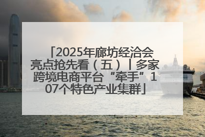 2025年廊坊经洽会亮点抢先看（五）丨多家跨境电商平台“牵手”107个特色产业集群