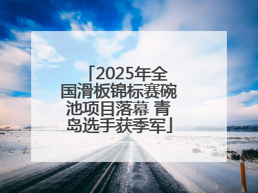2025年全国滑板锦标赛碗池项目落幕 青岛选手获季军